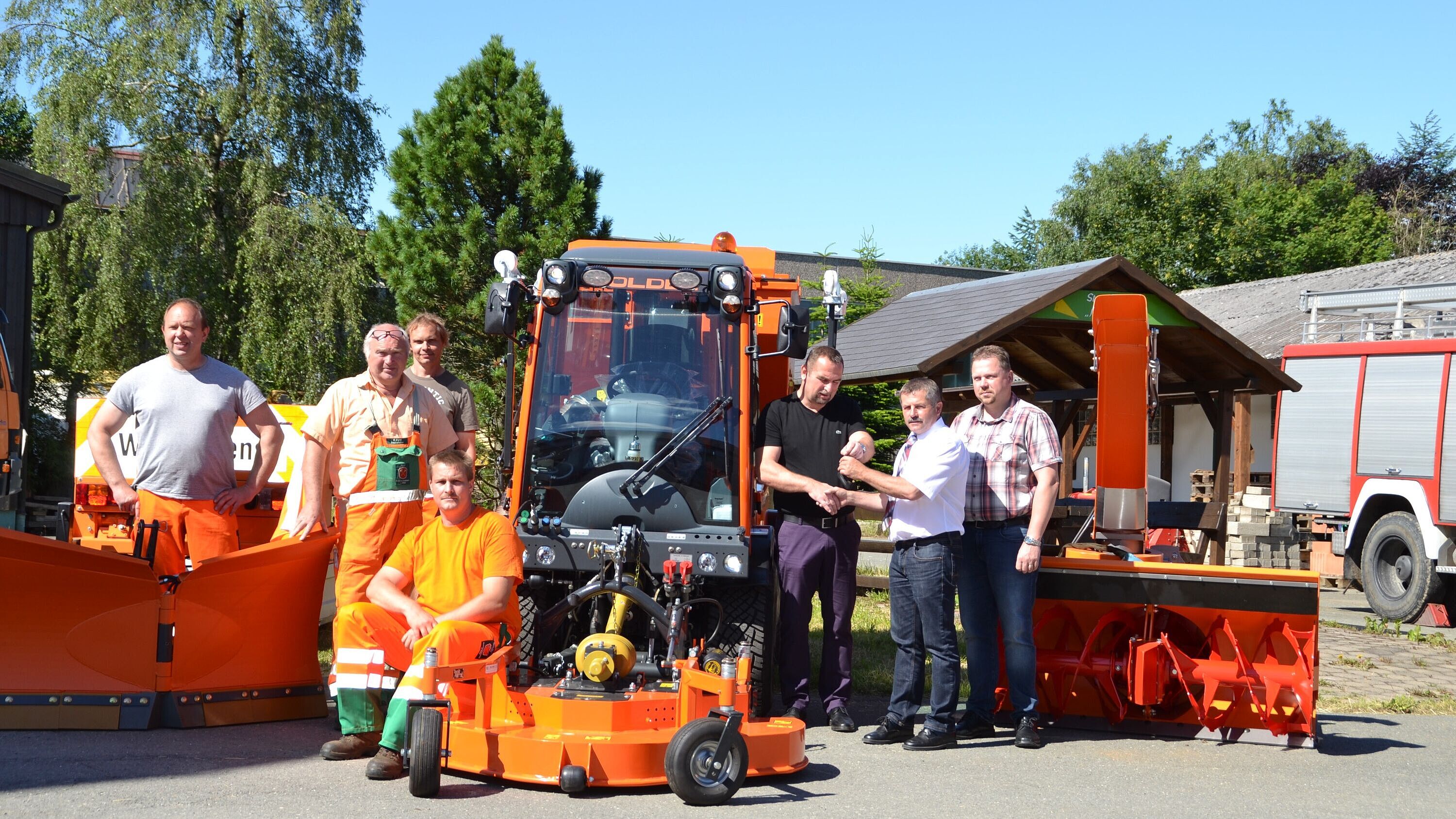 Der städtische Kommunaltraktor (Holder)
